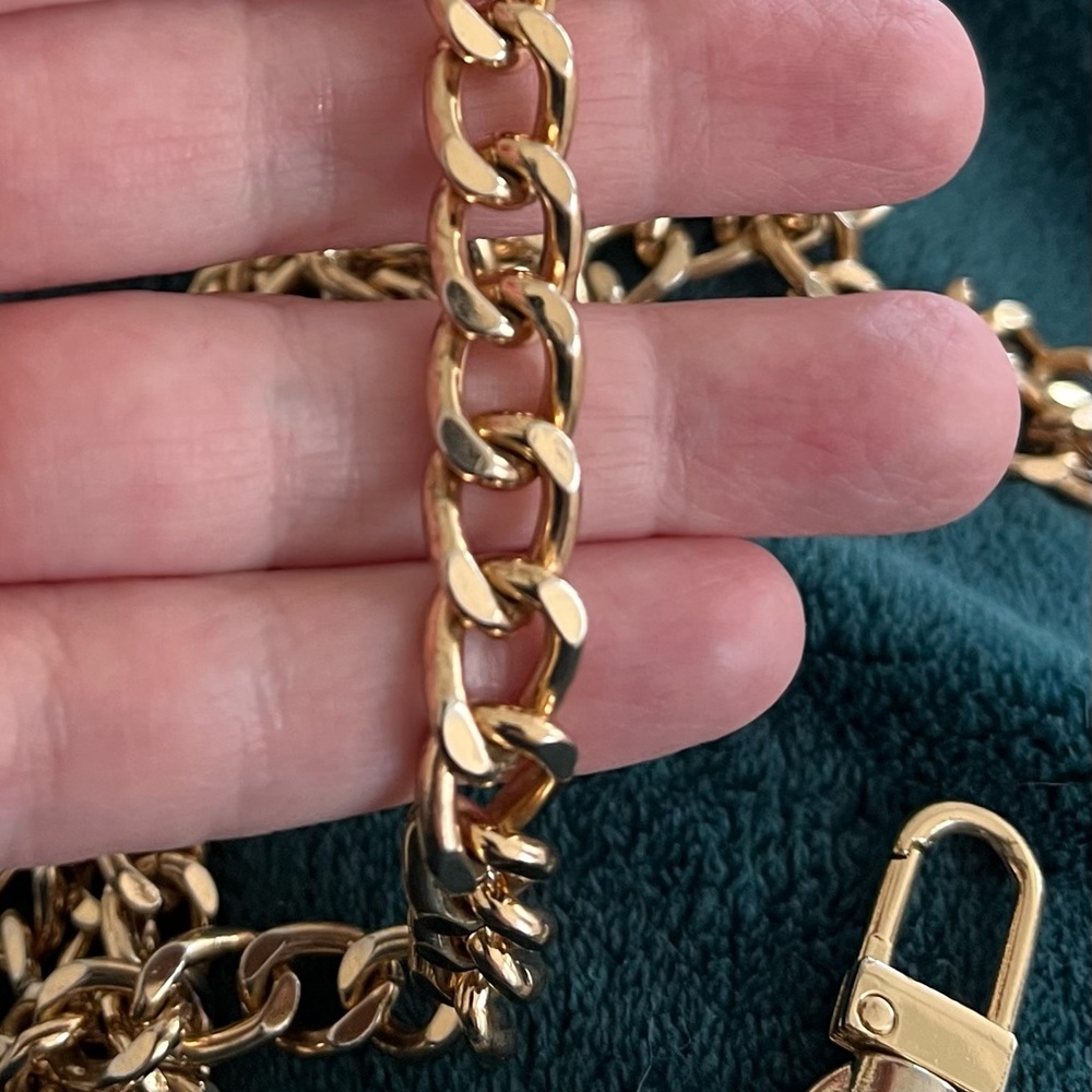 Gold Chain Purse Strap New! - Picture 11 of 13